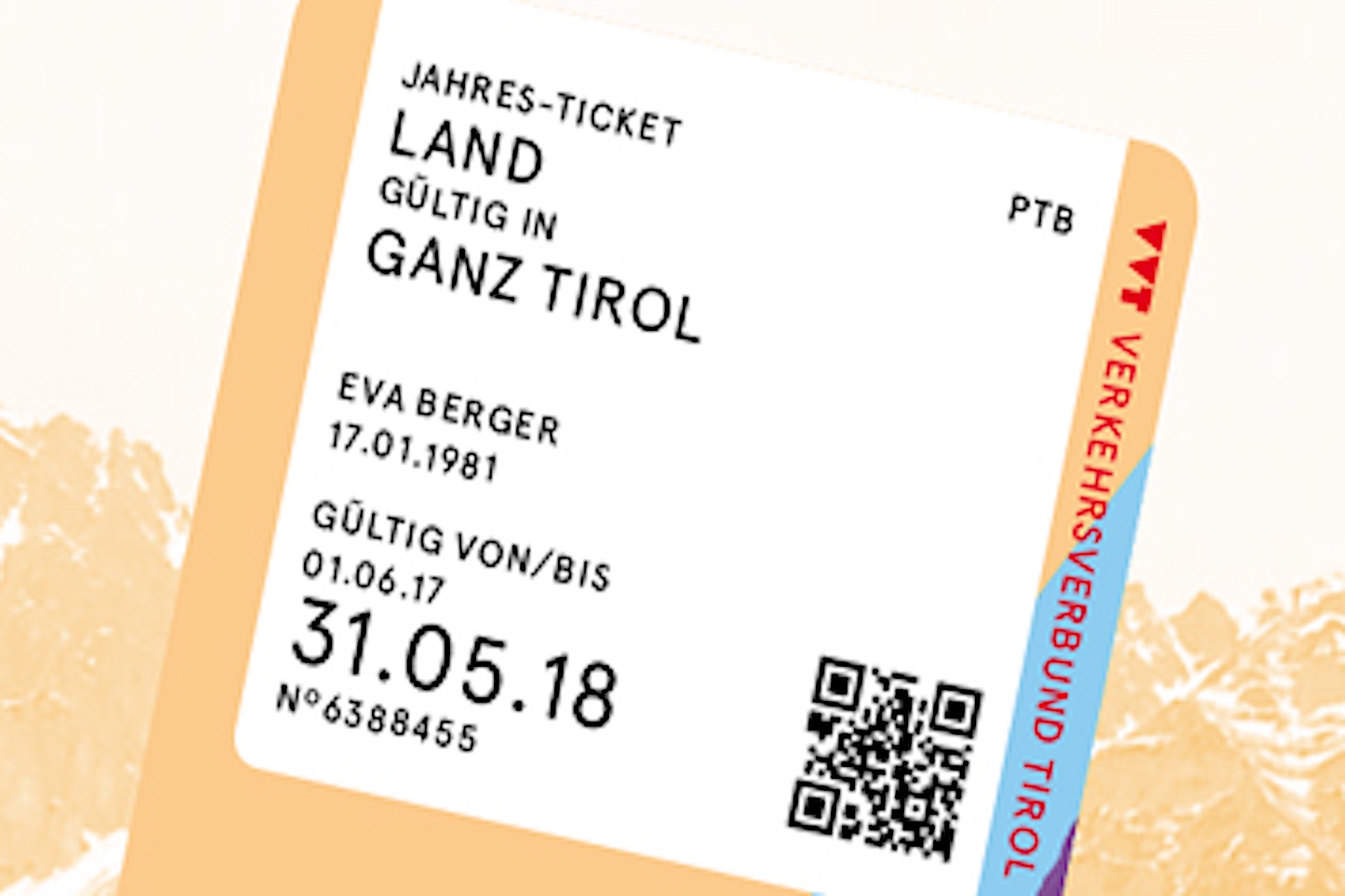 Öffentlicher Personenverkehr:Jahresticket für die gesamte Europaregion Tirol.
