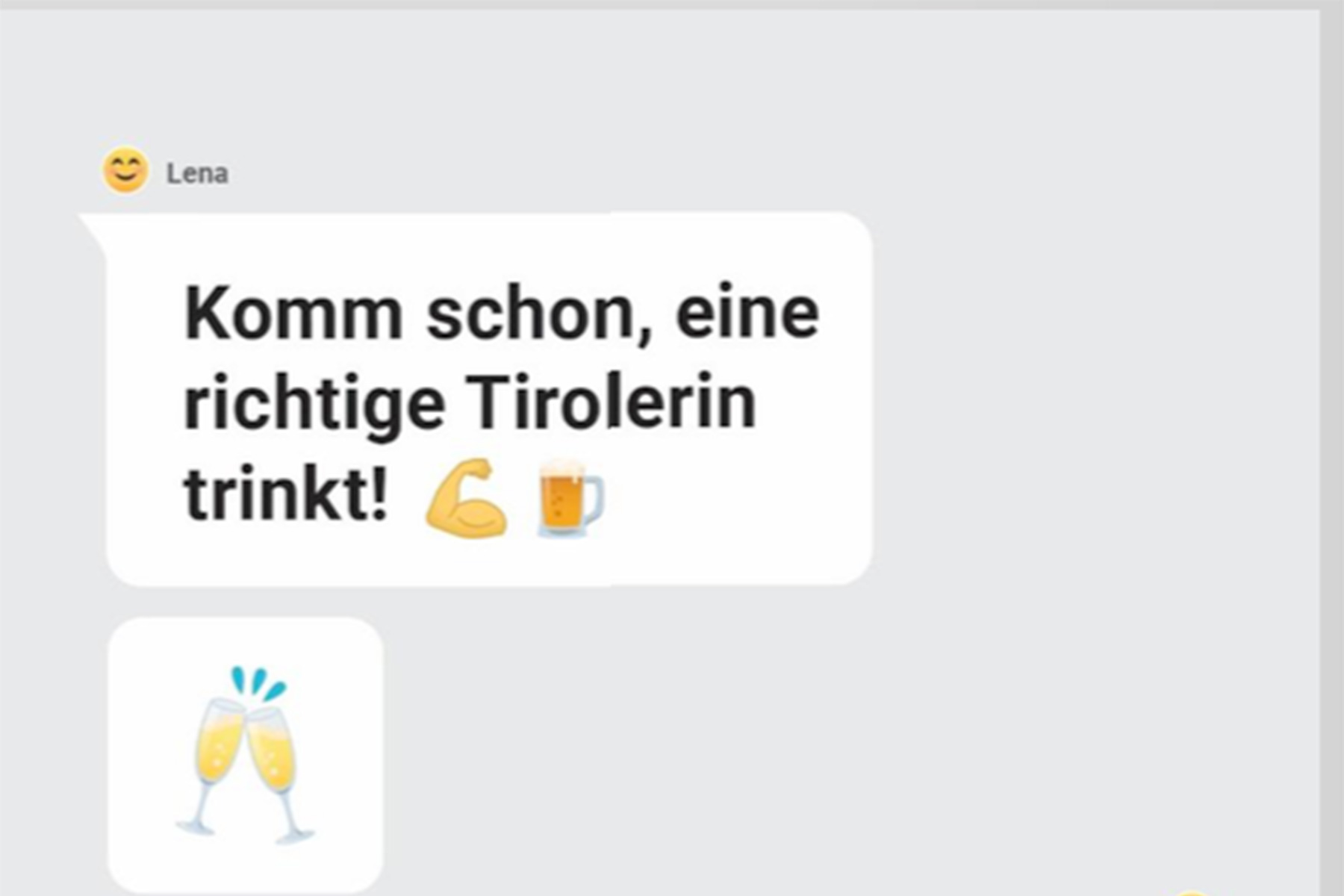 Heimatbund entsetzt KampagneSHB-Kritik: Eine richtige Tirolerin trinkt