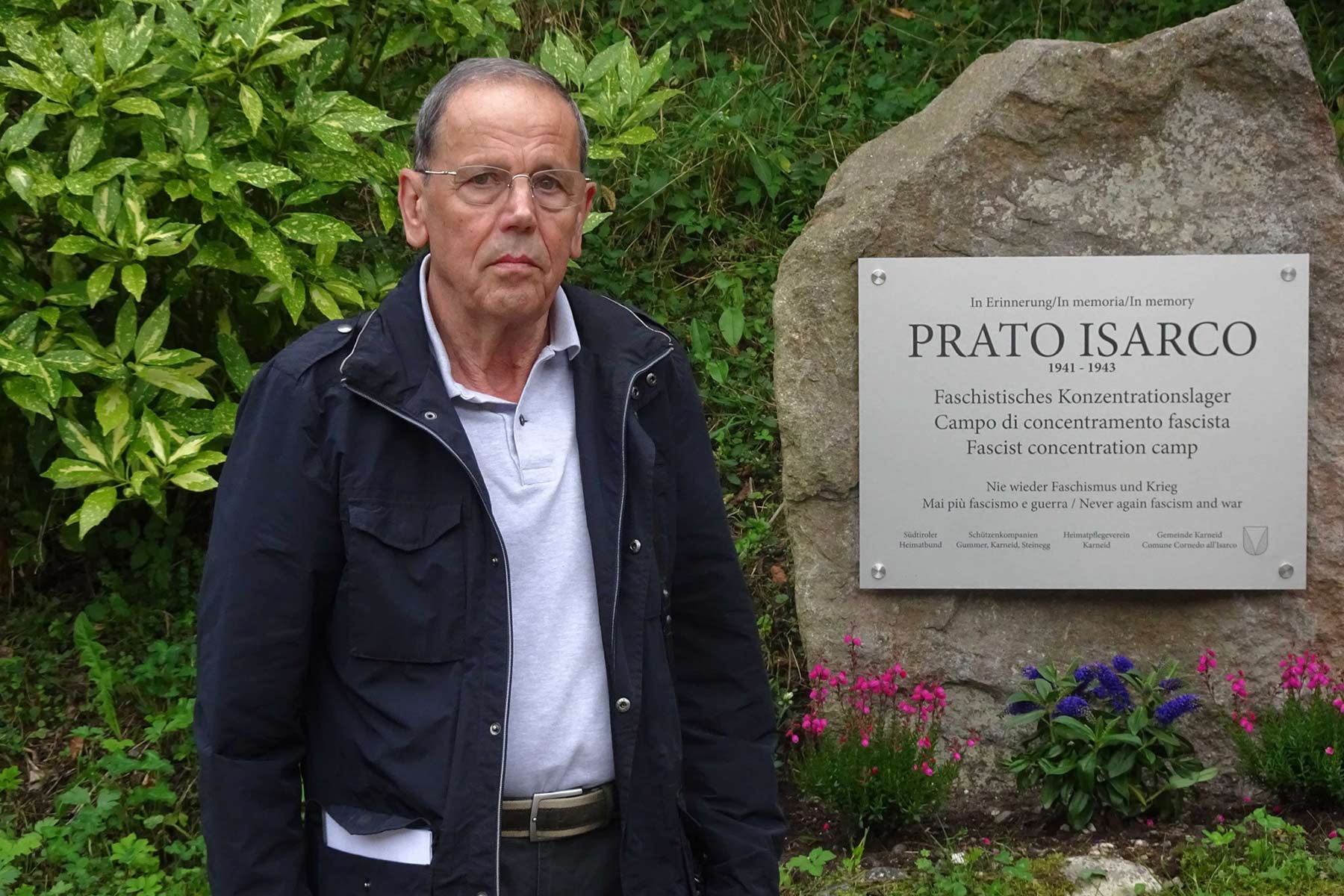 Schriftsteller Giuseppe Matuella am 5. September in Blumau Süd